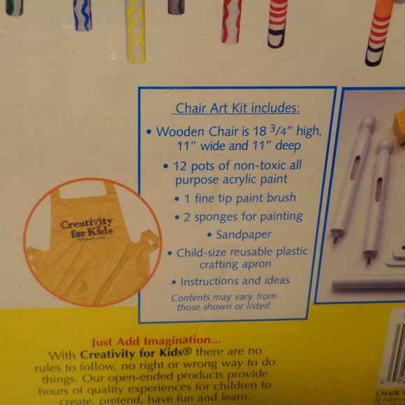 Creativity For Kids New CHAIR ART KIT / Craft Kit / Faber-Castell - Picture 10 of 16